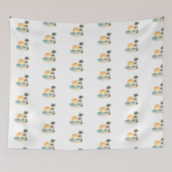 Item preview, Tropical Sunset on a Dream Beach designed and sold by KM Design.