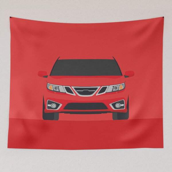 Item preview, Saab 9-3 aero turbo - Vector drawing designed and sold by yohannlp.