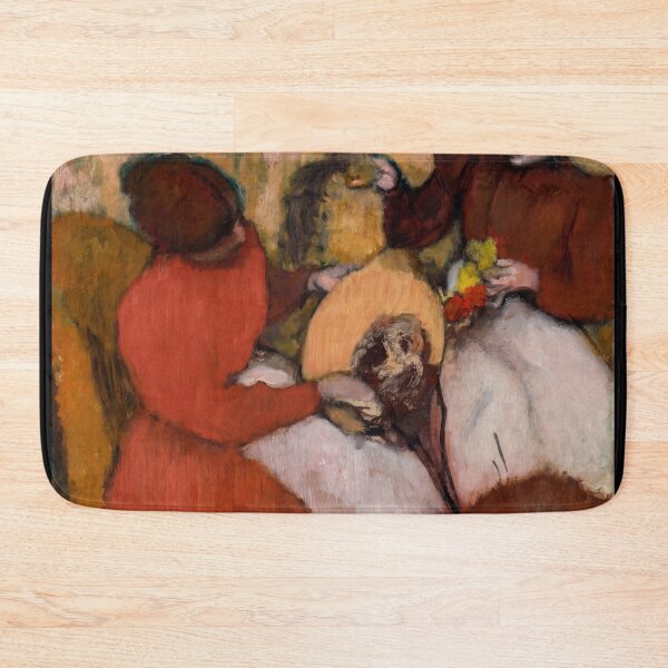 Item preview, Women Arranging Flowers in Red designed and sold by artofuniverse.
