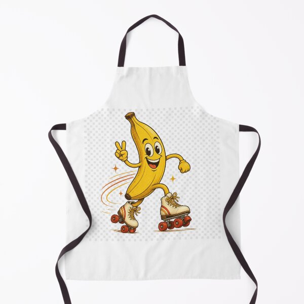 Item preview, Funny banana on roller skates, retro designed and sold by BoosterShop.