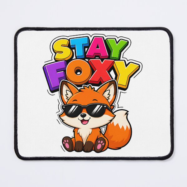 Item preview, Stay Foxy Cool Fox with Sunglasses Kawaii designed and sold by BoosterShop.