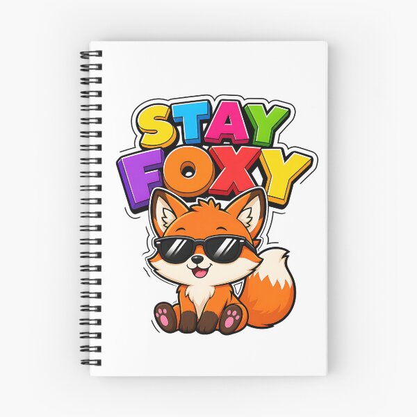 Item preview, Stay Foxy Cool Fox with Sunglasses Kawaii designed and sold by BoosterShop.