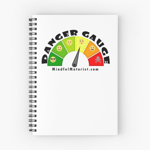 Item preview, Driver's Ed Danger Gauge designed and sold by MindfulMotorist.