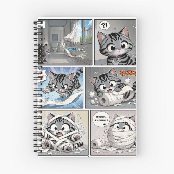 Item preview, funny cat who does silly things designed and sold by TitiaDesign.