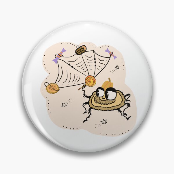 Item preview, Cute Halloween Spider Pattern with Candy and Webs designed and sold by FaliushART.
