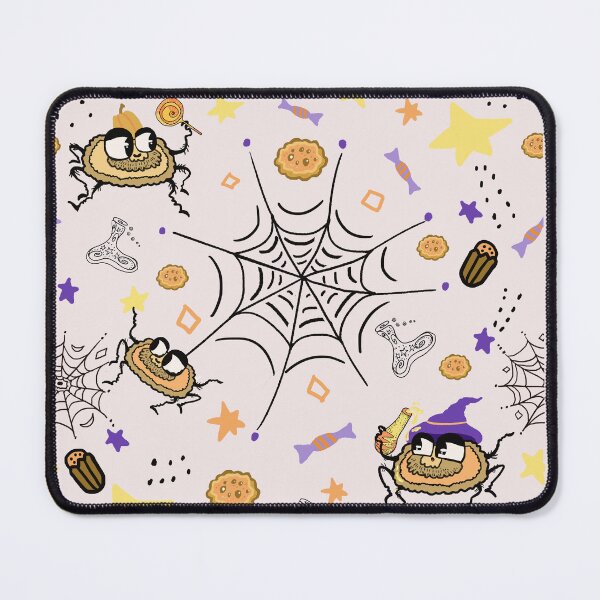 Item preview, Cute Halloween Spider Pattern with Candy and Webs designed and sold by FaliushART.