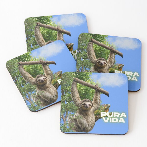 Item preview, Pura Vida Costa Rica Sloth designed and sold by A touch of creativity.