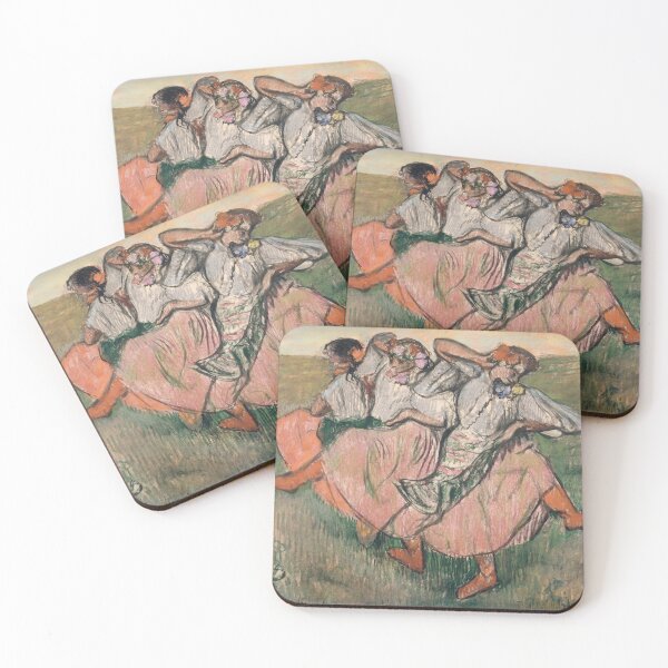 Item preview, Three Russian Dancers in Pink Skirts designed and sold by artofuniverse.