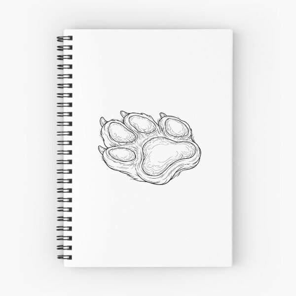 Item preview, minimalist dog paw designed and sold by RealWeldonCale.