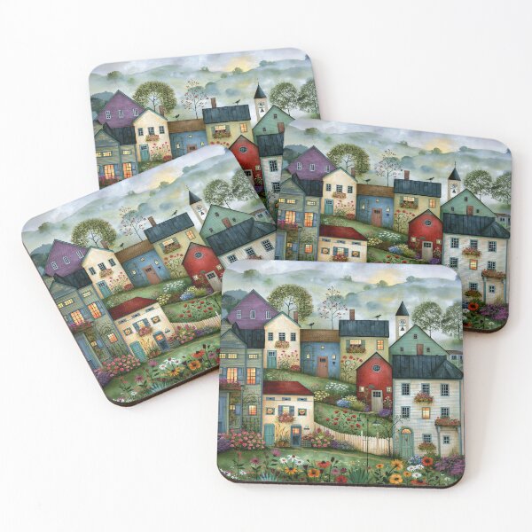 Item preview, Summer Village in Bloom designed and sold by Blue Horse Photo Magic.