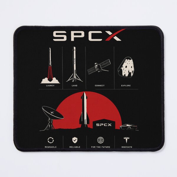 Item preview, SpaceX SPCX Stock Ticker Rocket Investor Design | Space Stock Market Gift designed and sold by TEEJAMBOREE.