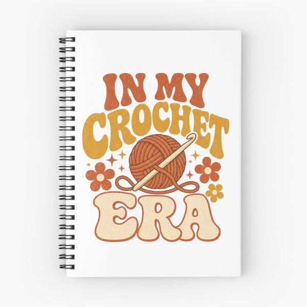 Item preview, En mi era del crochet Frase retro de crochet designed and sold by BoosterShop.
