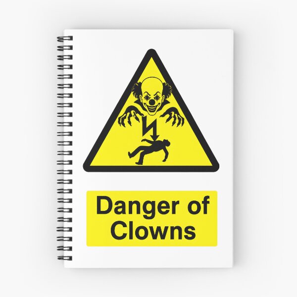 Item preview, Danger: Clowns!  designed and sold by Wanderdreaming.
