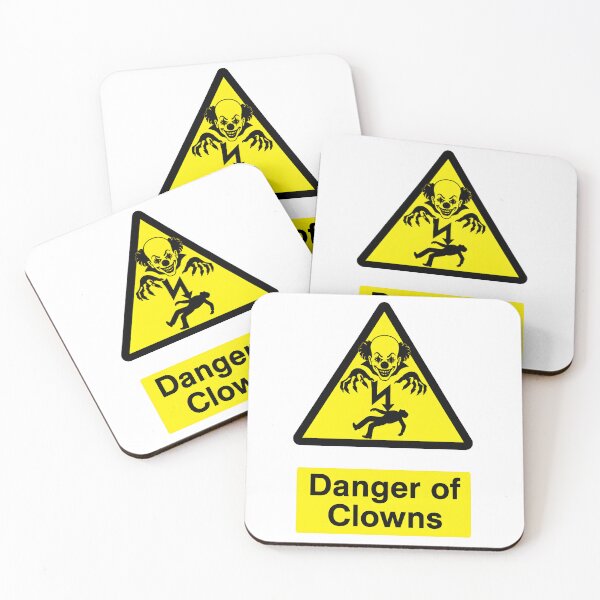 Item preview, Danger: Clowns!  designed and sold by Wanderdreaming.