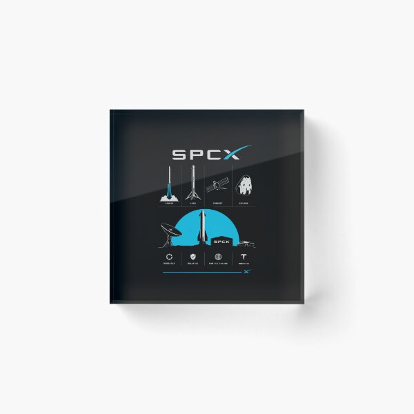 Item preview, SpaceX SPCX Stock Ticker Rocket Investor Design | Space Stock Market Gift designed and sold by TEEJAMBOREE.