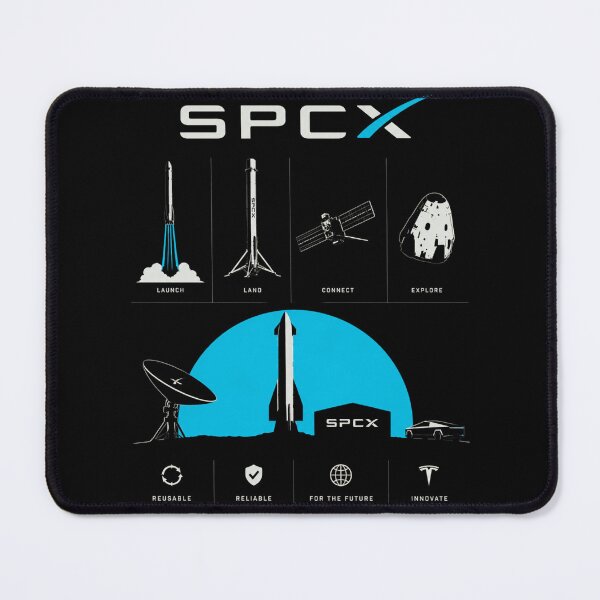 Item preview, SpaceX SPCX Stock Ticker Rocket Investor Design | Space Stock Market Gift designed and sold by TEEJAMBOREE.