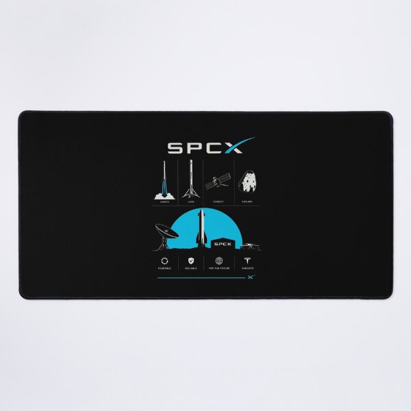 Item preview, SpaceX SPCX Stock Ticker Rocket Investor Design | Space Stock Market Gift designed and sold by TEEJAMBOREE.
