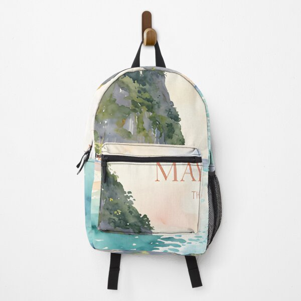 Item preview, Maya Bay Thailand Travel Poster Tropical Beach Wall Art designed and sold by Spirit of Siam.