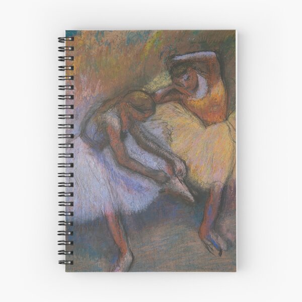 Item preview, Two Resting Ballet Dancers in Pastel designed and sold by artofuniverse.