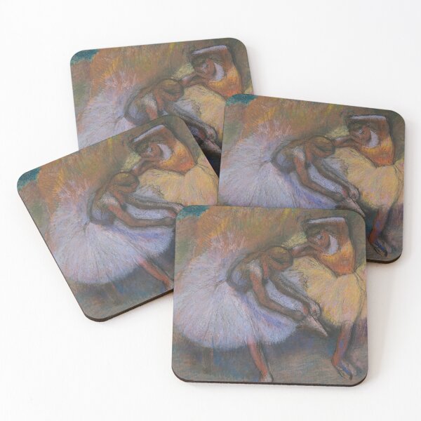 Item preview, Two Resting Ballet Dancers in Pastel designed and sold by artofuniverse.