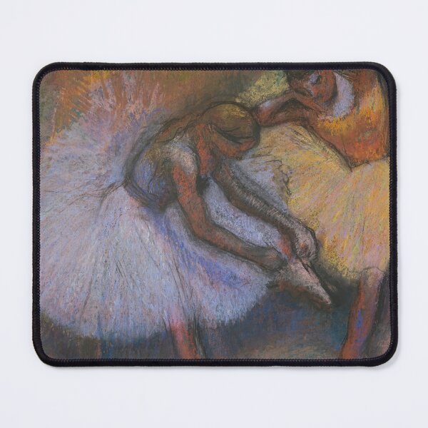 Item preview, Two Resting Ballet Dancers in Pastel designed and sold by artofuniverse.