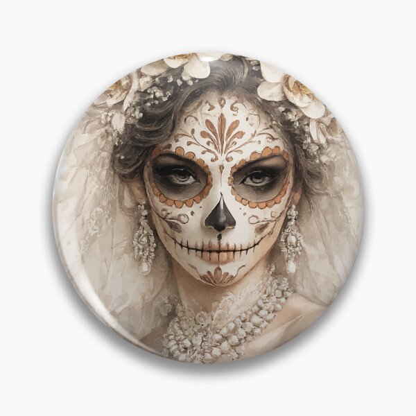 Item preview, White Orchid Empress / La Catrina Collection designed and sold by ValentynaTyshenkoArt.