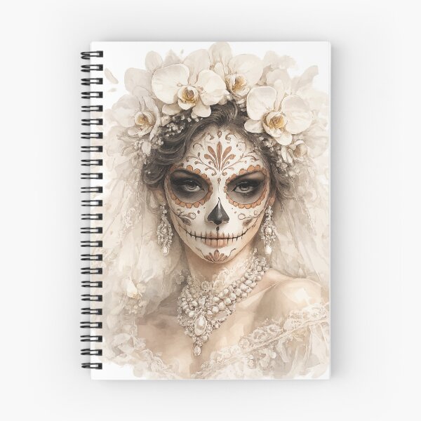 Item preview, White Orchid Empress / La Catrina Collection designed and sold by ValentynaTyshenkoArt.