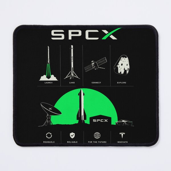 Item preview, SpaceX SPCX Stock Ticker Rocket Investor Design | Space Stock Market Gift designed and sold by TEEJAMBOREE.