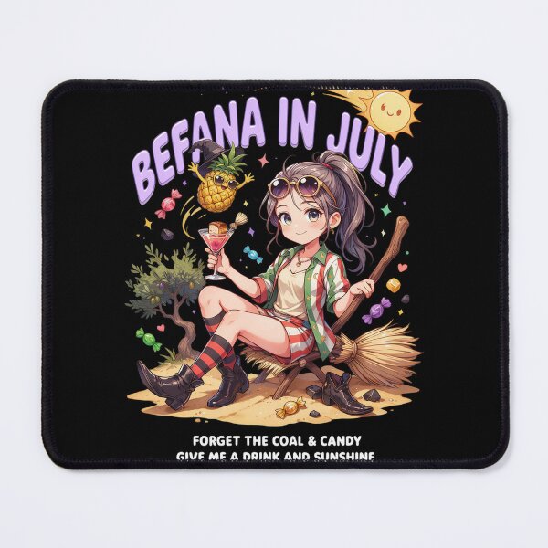 Item preview,  Befana In July – Italian Christmas Witch Funny Summer Shirt Italy Folklore Gift Epiphany V6 designed and sold by DarylWelsh2024.
