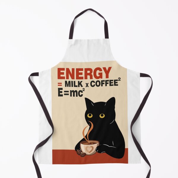 Item preview, Energy: Milk x Coffee Squared Cat | ENERGY = MILK x COFFEE²  Cat designed and sold by PurrfectHome.