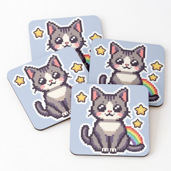 Item preview, Pixel Paws Retro Gaming Sticker designed and sold by Stylestickers55.