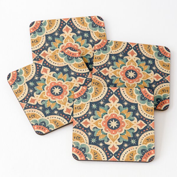 Item preview, Grunge Retro Mandala Seamless Pattern designed and sold by vladvin.