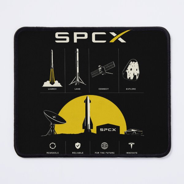 Item preview, SpaceX SPCX Stock Ticker Rocket Investor Design | Space Stock Market Gift designed and sold by TEEJAMBOREE.