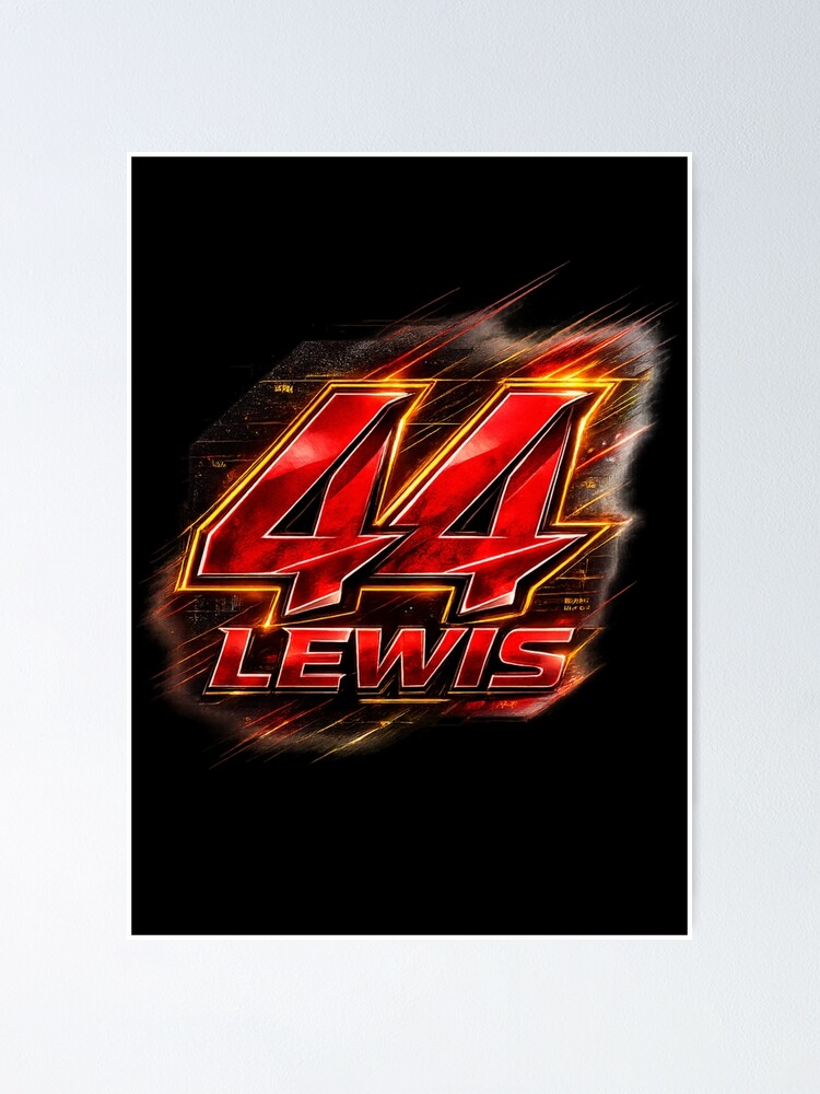 Thumbnail 1 of 3, Poster, Lewis designed and sold by FormulaRace.
