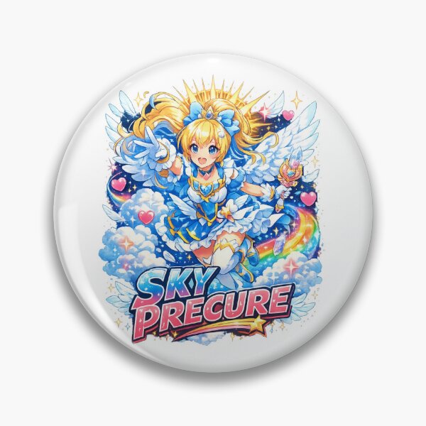 Item preview, Sky Precure Fantasy Anime Heroine Cute Magical Sky Art designed and sold by Mukesh Saxena.