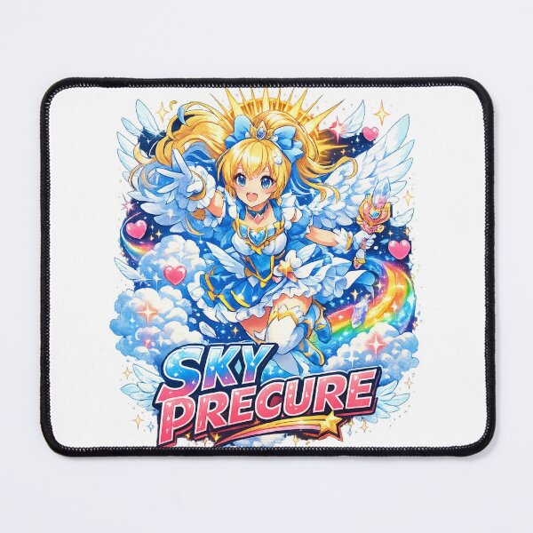Item preview, Sky Precure Fantasy Anime Heroine Cute Magical Sky Art designed and sold by Mukesh Saxena.