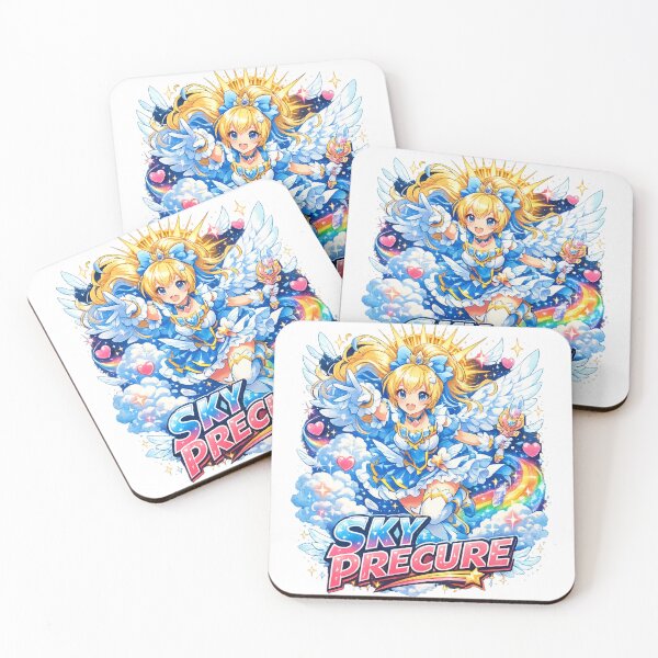 Item preview, Sky Precure Fantasy Anime Heroine Cute Magical Sky Art designed and sold by Mukesh Saxena.