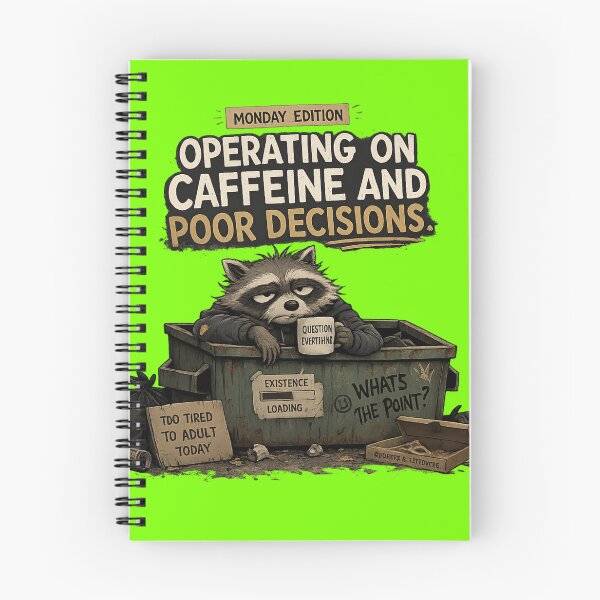 Item preview, Operating on Caffeine and Poor Decisions designed and sold by Houldi.
