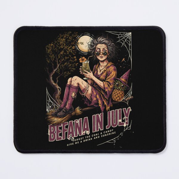 Item preview,  Befana In July – Italian Christmas Witch Funny Summer Shirt Italy Folklore Gift Epiphany V8 designed and sold by DarylWelsh2024.