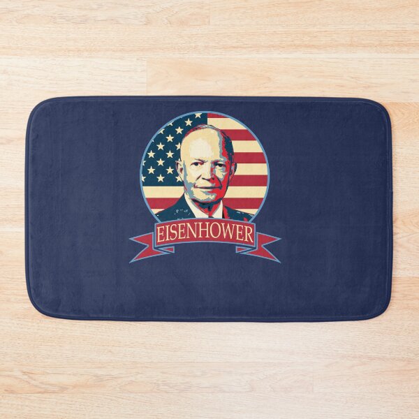 Aperçu de l'œuvre Dwight D. Eisenhower US President American Flag Art créée et vendue par marke770.