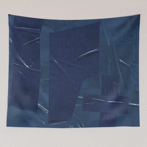 Item preview, Blue Tape Collage designed and sold by Swooncake Press.