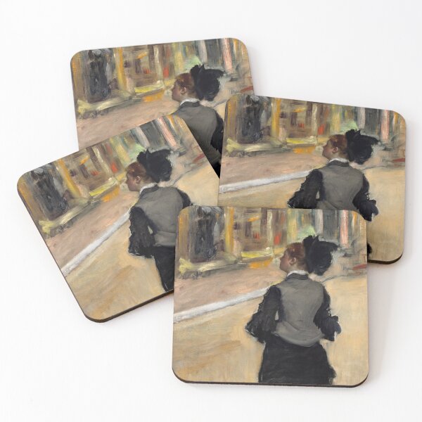 Item preview, Woman Viewing in a Gallery designed and sold by artofuniverse.