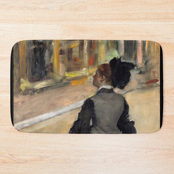 Item preview, Woman Viewing in a Gallery designed and sold by artofuniverse.