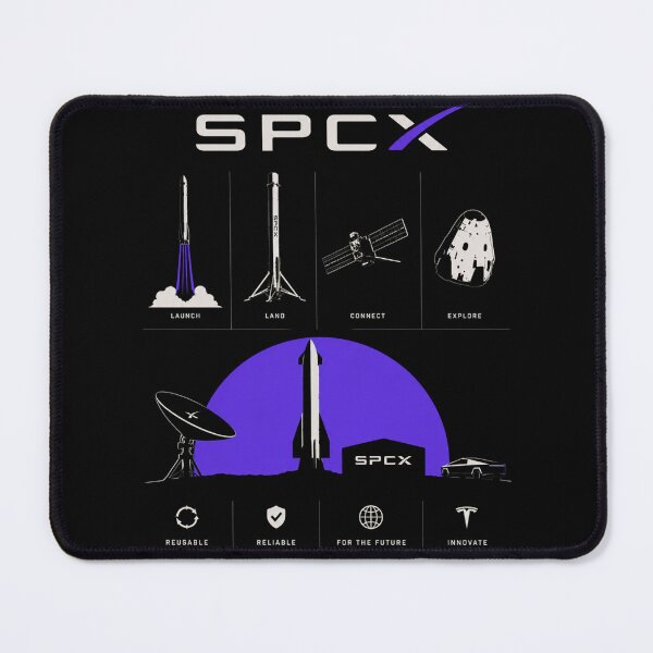 Item preview, SpaceX SPCX Stock Ticker Rocket Investor Design | Space Stock Market Gift designed and sold by TEEJAMBOREE.