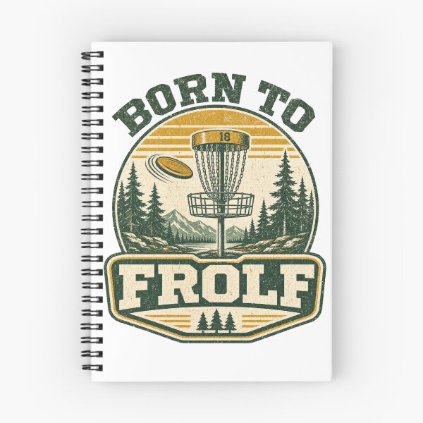 Item preview, Born To Frolf Vintage Disc Golf Saying designed and sold by BoosterShop.