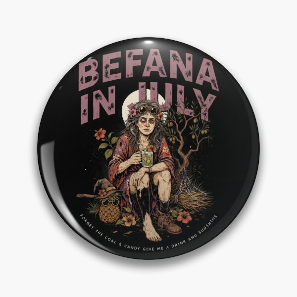 Item preview,  Befana In July – Italian Christmas Witch Funny Summer Shirt Italy Folklore Gift Epiphany V9 designed and sold by DarylWelsh2024.
