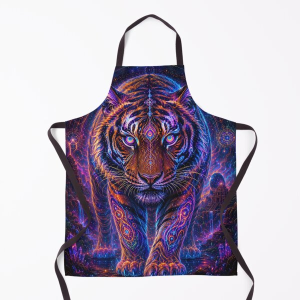 Item preview, Psy Tiger Spirit – Neon Tribal Beast 3 designed and sold by RH Design Lab.