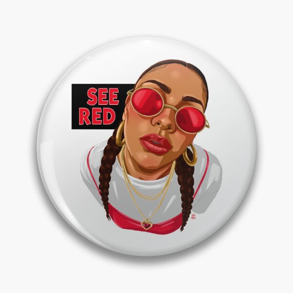Item preview, girl with braids and red glasses designed and sold by MISHA-illu.
