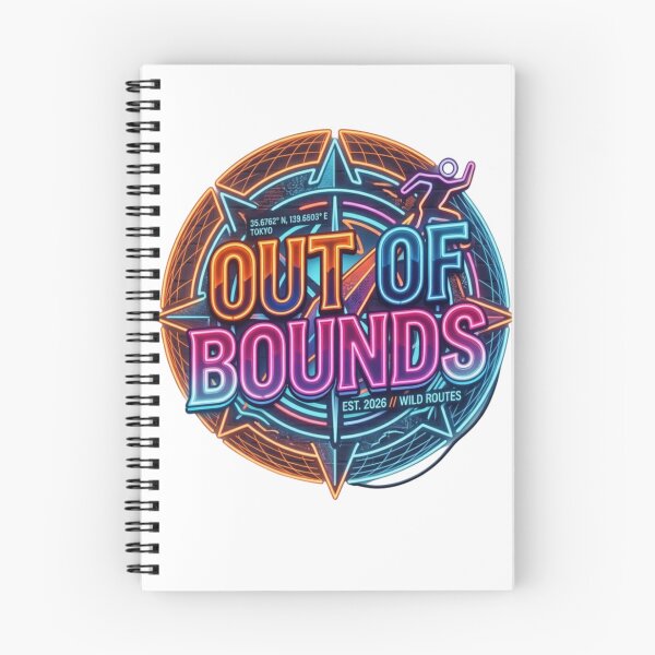 Item preview, Out Of Bounds // Cyberpunk Neon Streetwear Graphic designed and sold by OutOfBounds-17.