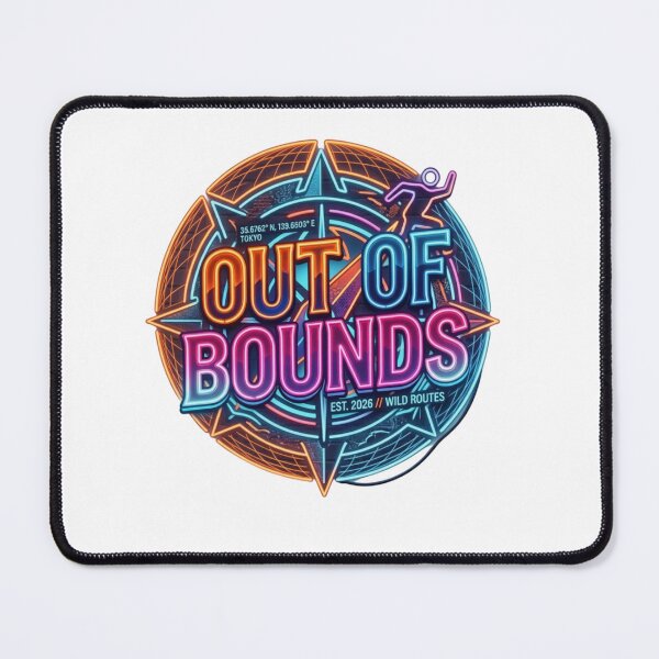 Item preview, Out Of Bounds // Cyberpunk Neon Streetwear Graphic designed and sold by OutOfBounds-17.